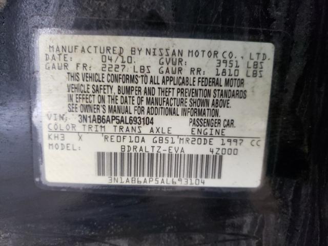 Photo 9 VIN: 3N1AB6AP5AL693104 - NISSAN SENTRA 2.0 