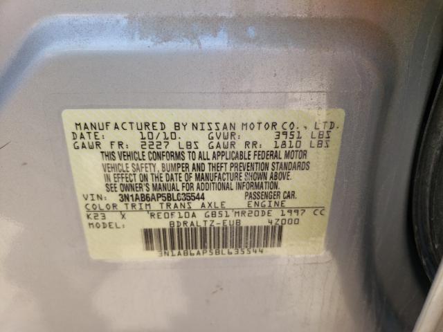 Photo 9 VIN: 3N1AB6AP5BL635544 - NISSAN SENTRA 2.0 