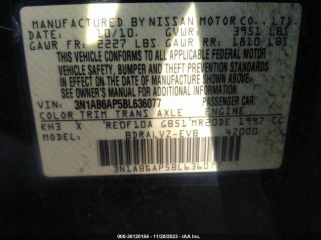 Photo 8 VIN: 3N1AB6AP5BL636077 - NISSAN SENTRA 