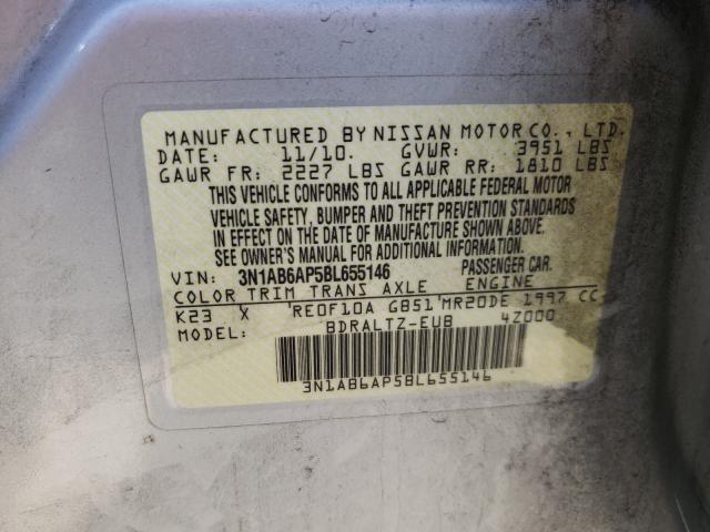 Photo 9 VIN: 3N1AB6AP5BL655146 - NISSAN SENTRA 2.0 