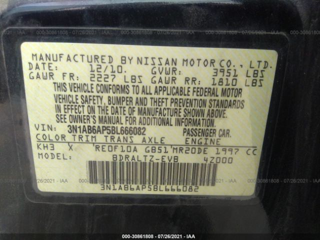 Photo 8 VIN: 3N1AB6AP5BL666082 - NISSAN SENTRA 