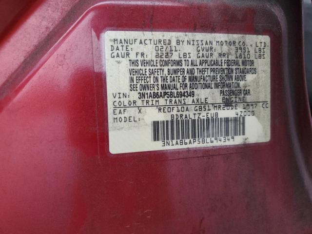 Photo 11 VIN: 3N1AB6AP5BL694349 - NISSAN SENTRA 