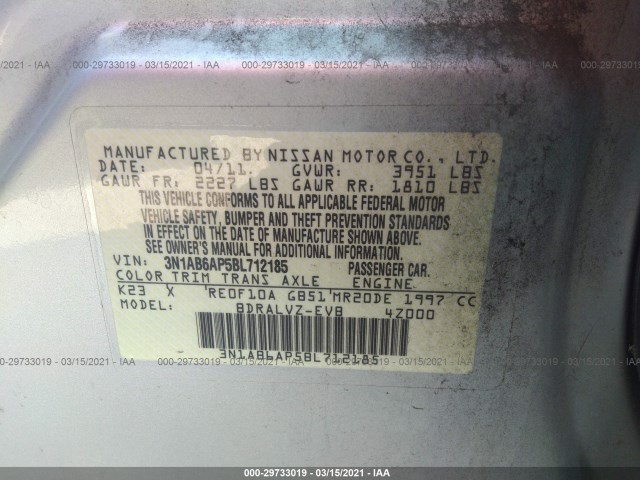 Photo 8 VIN: 3N1AB6AP5BL712185 - NISSAN SENTRA 