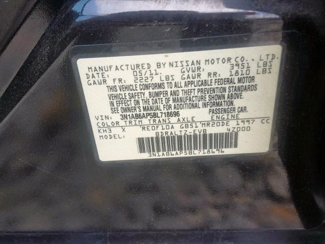 Photo 9 VIN: 3N1AB6AP5BL718696 - NISSAN SENTRA 2.0 