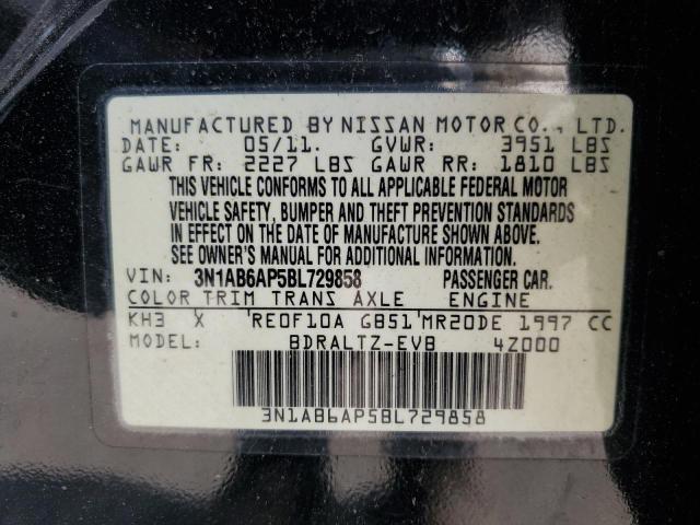 Photo 11 VIN: 3N1AB6AP5BL729858 - NISSAN SENTRA 