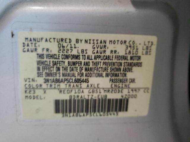 Photo 9 VIN: 3N1AB6AP5CL605445 - NISSAN SENTRA 2.0 