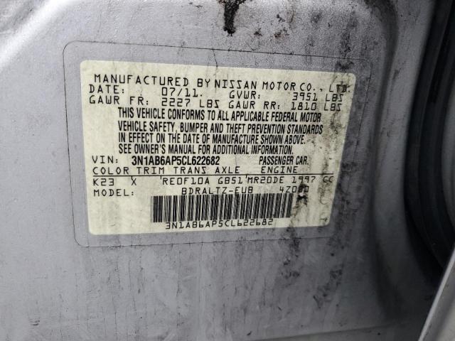 Photo 11 VIN: 3N1AB6AP5CL622682 - NISSAN SENTRA 