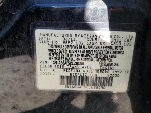 Photo 9 VIN: 3N1AB6AP5CL638090 - NISSAN SENTRA 2.0 