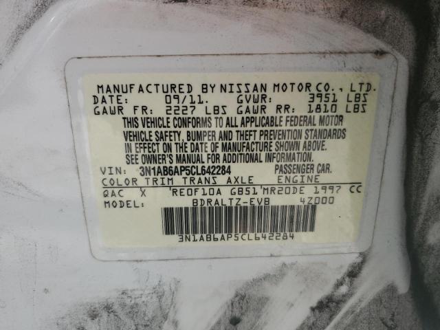 Photo 11 VIN: 3N1AB6AP5CL642284 - NISSAN SENTRA 