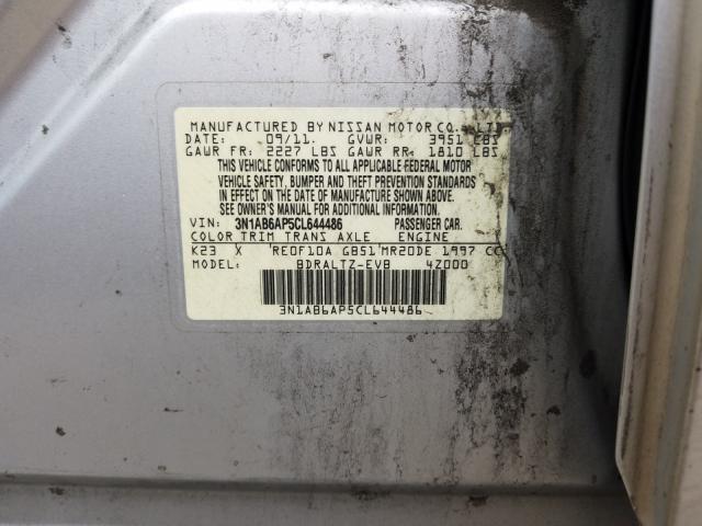 Photo 9 VIN: 3N1AB6AP5CL644486 - NISSAN SENTRA 2.0 