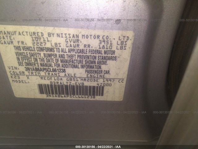 Photo 8 VIN: 3N1AB6AP5CL661238 - NISSAN SENTRA 