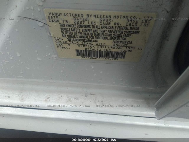 Photo 8 VIN: 3N1AB6AP5CL696734 - NISSAN SENTRA 