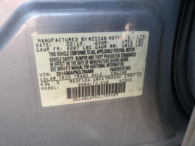 Photo 11 VIN: 3N1AB6AP5CL704489 - NISSAN SENTRA 