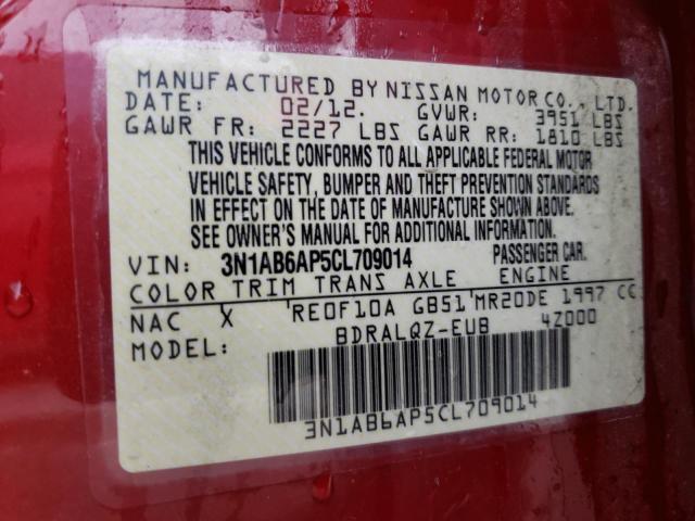 Photo 9 VIN: 3N1AB6AP5CL709014 - NISSAN SENTRA 2.0 