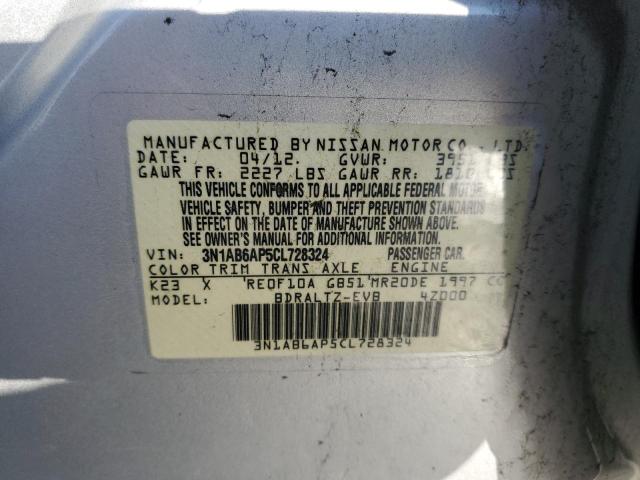 Photo 11 VIN: 3N1AB6AP5CL728324 - NISSAN SENTRA 