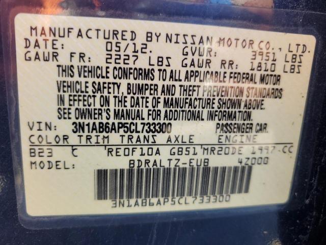 Photo 11 VIN: 3N1AB6AP5CL733300 - NISSAN SENTRA 2.0 