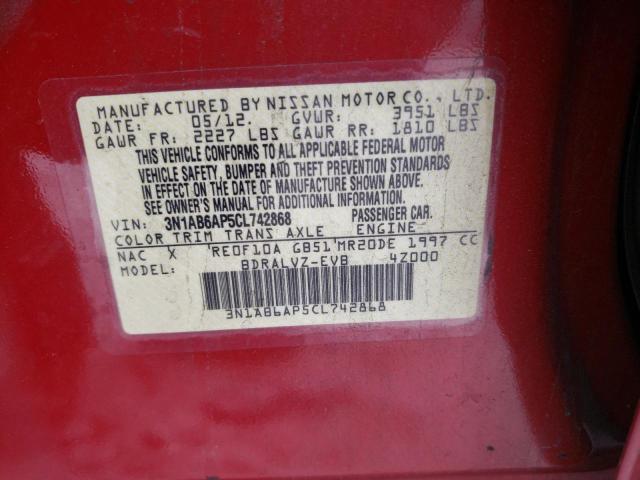 Photo 11 VIN: 3N1AB6AP5CL742868 - NISSAN SENTRA 2.0 