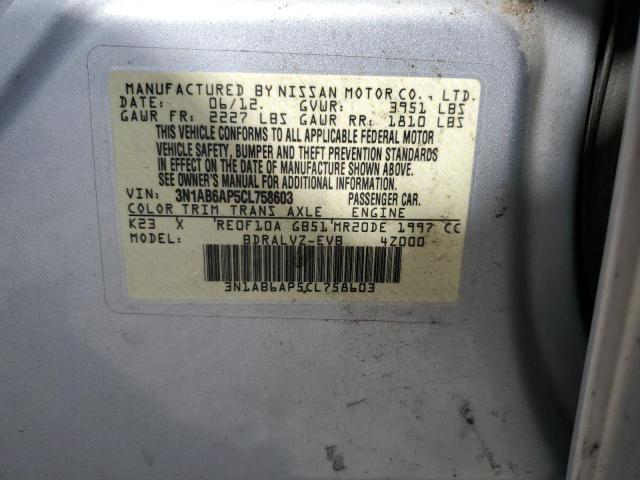 Photo 11 VIN: 3N1AB6AP5CL758603 - NISSAN SENTRA 