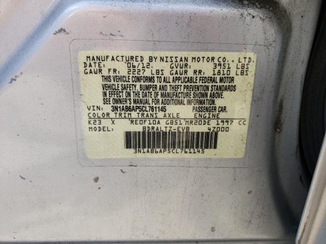 Photo 11 VIN: 3N1AB6AP5CL761145 - NISSAN SENTRA 