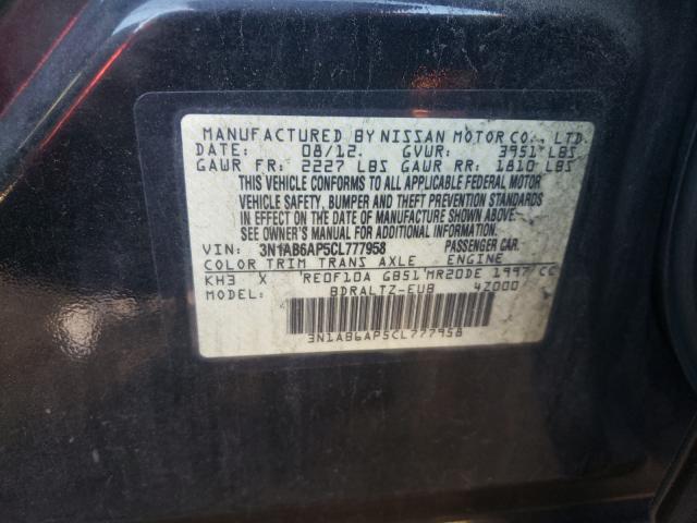 Photo 9 VIN: 3N1AB6AP5CL777958 - NISSAN SENTRA 2.0 