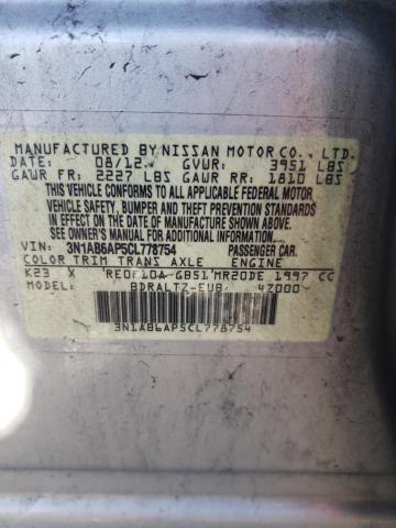 Photo 9 VIN: 3N1AB6AP5CL778754 - NISSAN SENTRA 2.0 