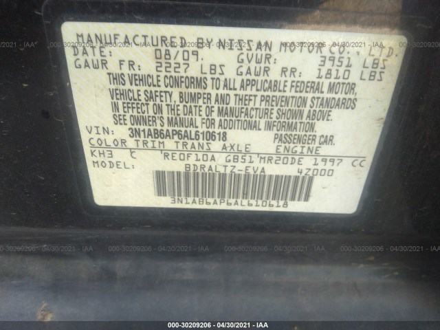 Photo 8 VIN: 3N1AB6AP6AL610618 - NISSAN SENTRA 