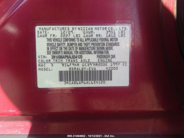 Photo 8 VIN: 3N1AB6AP6AL654120 - NISSAN SENTRA 