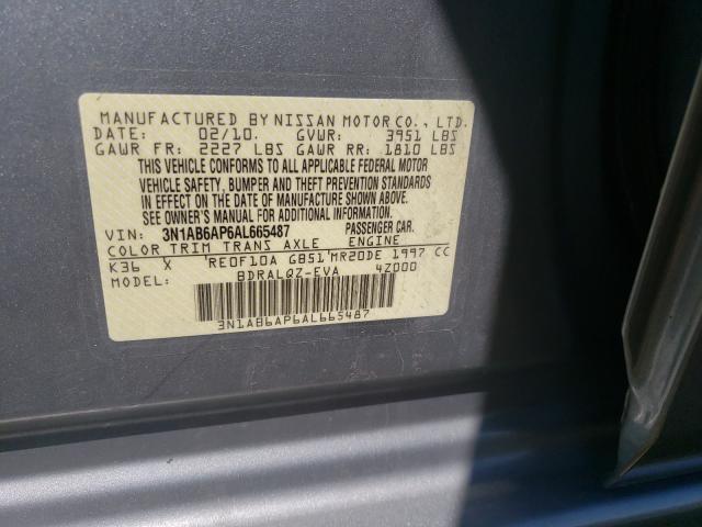 Photo 9 VIN: 3N1AB6AP6AL665487 - NISSAN SENTRA 2.0 