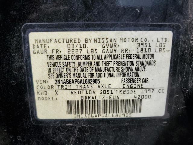 Photo 12 VIN: 3N1AB6AP6AL682905 - NISSAN SENTRA 