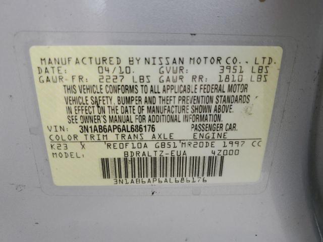 Photo 11 VIN: 3N1AB6AP6AL686176 - NISSAN SENTRA 