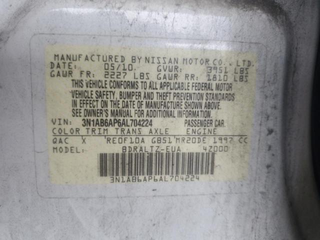 Photo 11 VIN: 3N1AB6AP6AL704224 - NISSAN SENTRA 