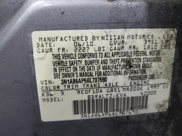 Photo 12 VIN: 3N1AB6AP6AL707690 - NISSAN SENTRA 