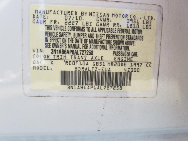 Photo 9 VIN: 3N1AB6AP6AL727258 - NISSAN SENTRA 2.0 