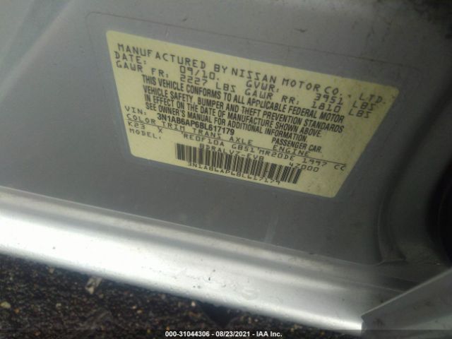 Photo 8 VIN: 3N1AB6AP6BL617179 - NISSAN SENTRA 