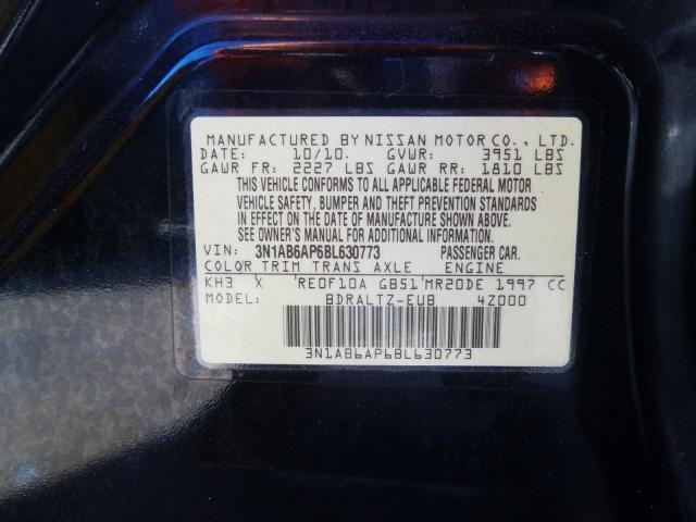 Photo 9 VIN: 3N1AB6AP6BL630773 - NISSAN SENTRA 2.0 