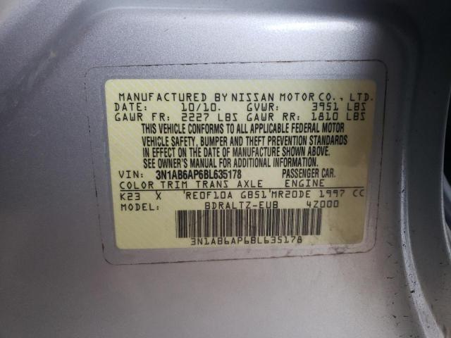 Photo 9 VIN: 3N1AB6AP6BL635178 - NISSAN SENTRA 