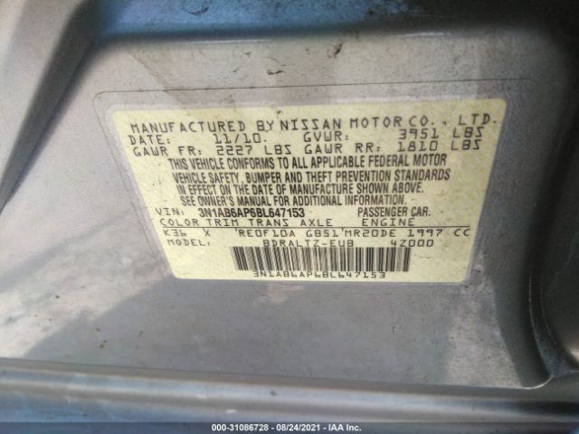 Photo 8 VIN: 3N1AB6AP6BL647153 - NISSAN SENTRA 