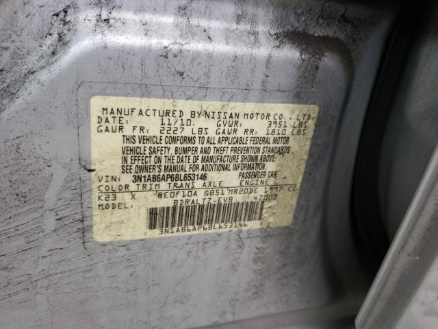 Photo 9 VIN: 3N1AB6AP6BL653146 - NISSAN SENTRA 