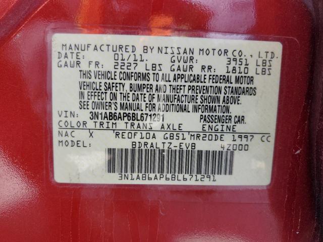 Photo 11 VIN: 3N1AB6AP6BL671291 - NISSAN SENTRA 2.0 