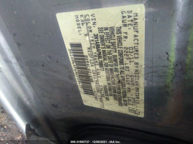 Photo 8 VIN: 3N1AB6AP6BL708677 - NISSAN SENTRA 