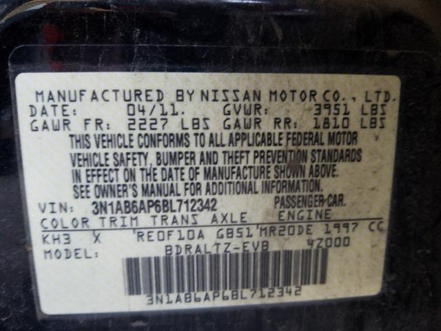 Photo 9 VIN: 3N1AB6AP6BL712342 - NISSAN SENTRA 2.0 