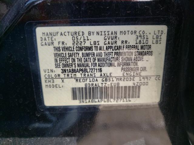 Photo 9 VIN: 3N1AB6AP6BL727116 - NISSAN SENTRA 2.0 