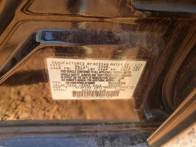 Photo 9 VIN: 3N1AB6AP6CL616969 - NISSAN SENTRA 