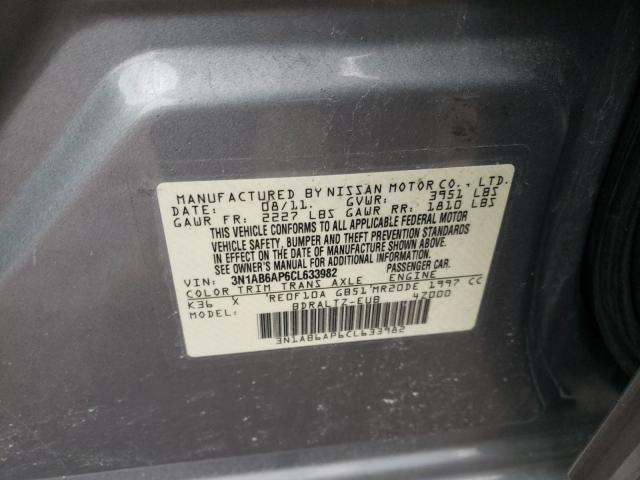 Photo 9 VIN: 3N1AB6AP6CL633982 - NISSAN SENTRA 2.0 