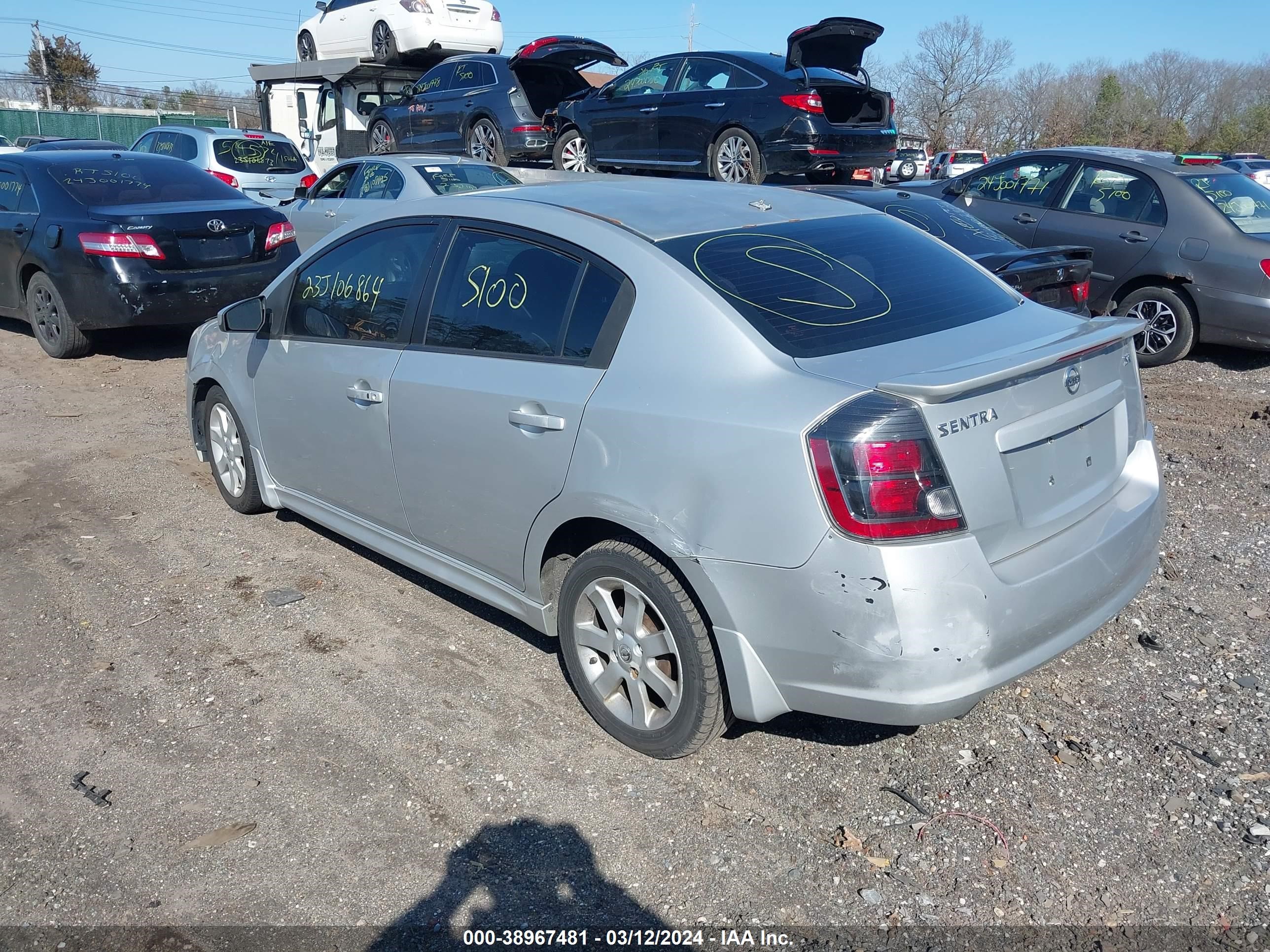 Photo 2 VIN: 3N1AB6AP6CL654217 - NISSAN SENTRA 