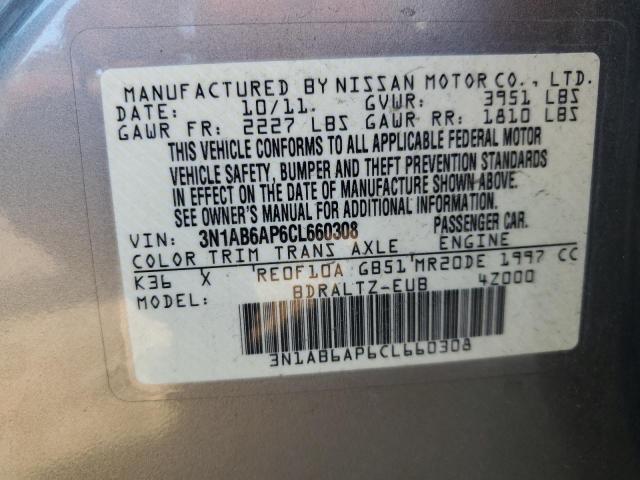 Photo 9 VIN: 3N1AB6AP6CL660308 - NISSAN SENTRA 2.0 