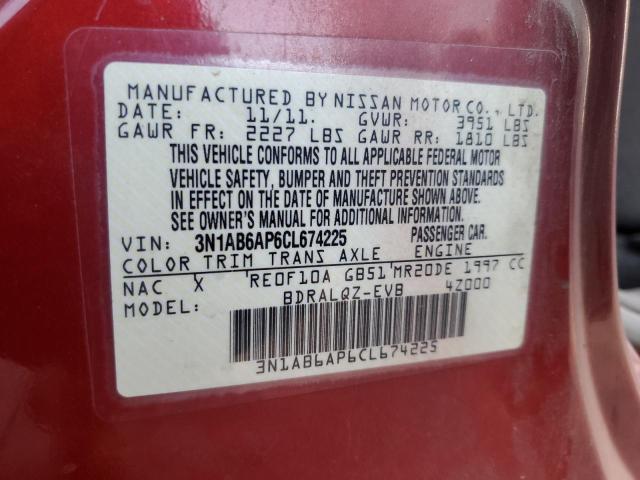 Photo 11 VIN: 3N1AB6AP6CL674225 - NISSAN SENTRA 2.0 