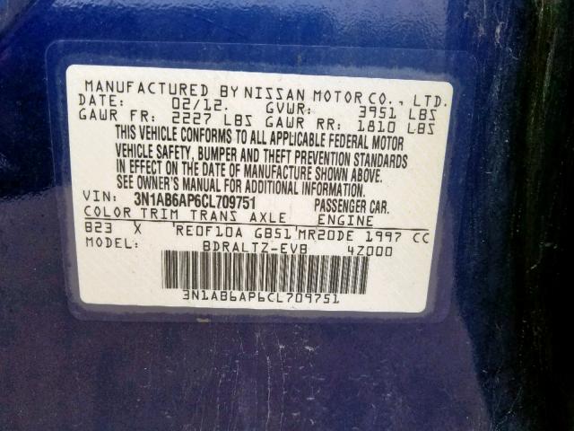 Photo 9 VIN: 3N1AB6AP6CL709751 - NISSAN SENTRA 2.0 