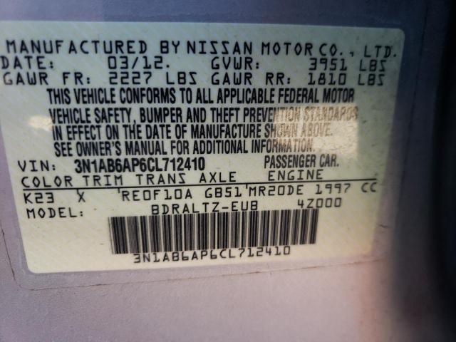 Photo 11 VIN: 3N1AB6AP6CL712410 - NISSAN SENTRA 2.0 