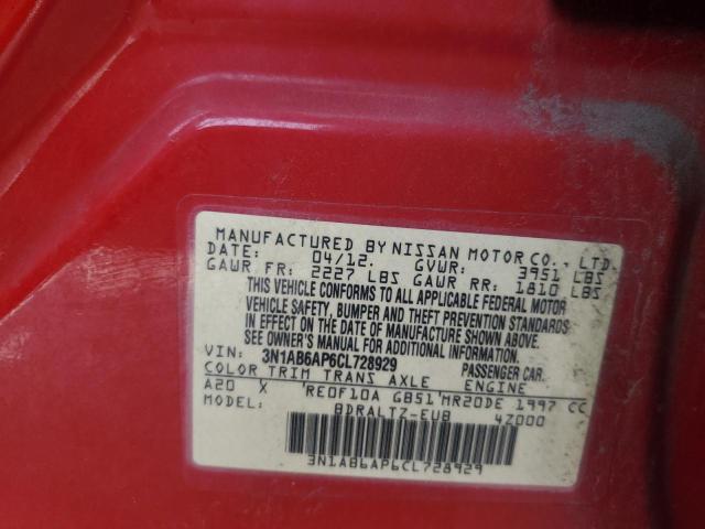 Photo 11 VIN: 3N1AB6AP6CL728929 - NISSAN SENTRA 2.0 